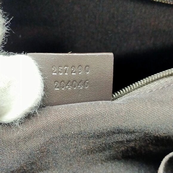 Gucci Hand Bag Brown Coated Canvas 693-081325 - Picture 12 of 13